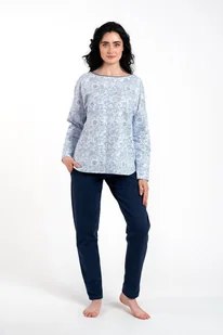 Gracjela piżama damska długi rękaw, długie spodnie - Italian Fashion - Piżamy damskie - miniaturka - grafika 1
