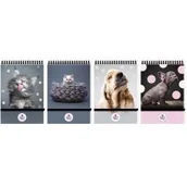 Szkolne artykuły papiernicze - Beniamin Kołonotes A6 The sweet pets kratka 96 kartek 10 szt. - miniaturka - grafika 1