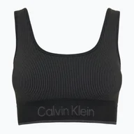 Bielizna sportowa damska - Biustonosz treningowy Calvin Klein 00GWS4K220 Seamless Medium Support black WYSYŁKA W 24H 30 DNI NA ZWROT - miniaturka - grafika 1