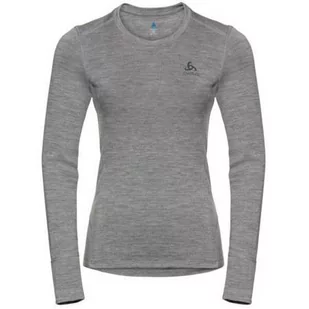 Odlo Suw Top Crew Neck L/S Natural 100% Merin podkoszulka damska, wielokolorowa, s 110811 - Bluzy narciarskie - miniaturka - grafika 1