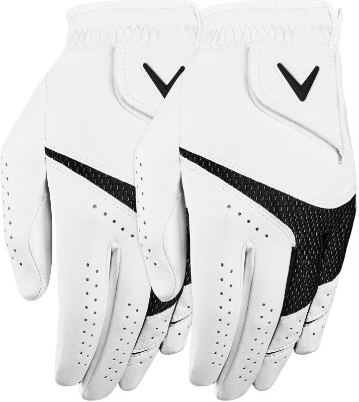 Rękawiczki golfowe Callaway Weather Spann 2-Pack 23 M, Lewa ręka