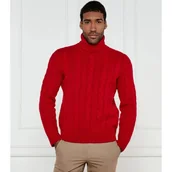 Swetry męskie - POLO RALPH LAUREN Wełniany golf Regular Fit z dodatkiem kaszmiru - miniaturka - grafika 1