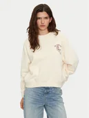 Bluzy damskie - Lee Bluza 112355170 Biały Relaxed Fit - miniaturka - grafika 1