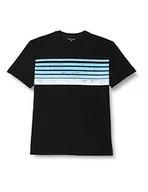 Koszulki męskie - TOM TAILOR Koszulka męska 1036422, 2999 - czarna, S, 2999 - Black, S - miniaturka - grafika 1