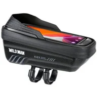 Uchwyty samochodowe do telefonów - Uchwyt WILDMAN M E12X rowerowy sakwa na ramę Czarny (5905359814436) - miniaturka - grafika 1