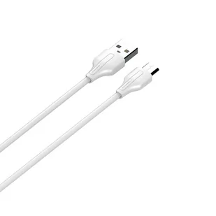 Kabel USB-A - micro-USB LDNIO 1m 2,1A biały LS541M - Kable - miniaturka - grafika 1