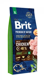 Brit Premium By Nature Adult Extra Large XL 15 kg - Sucha karma dla psów - miniaturka - grafika 2