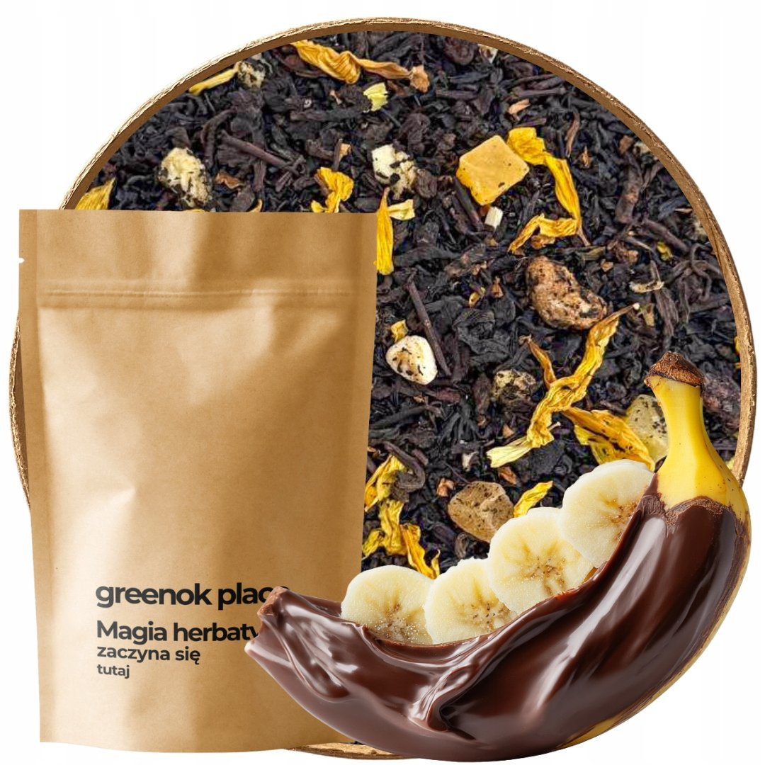 Herbata Pu-erh Banan W Czekoladzie 1000g bananowa czekoladowa ananas