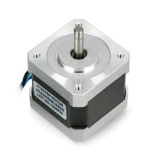 Silnik krokowy JK42HS40-0504 200 kroków/obr 12V/0,5A/0,43Nm - Podzespoły elektroniczne - miniaturka - grafika 1