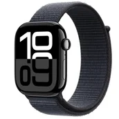 Smartwatch - Apple Watch 10 GPS + Cellular 46mm z aluminium onyksu opaską sportową Czarny - miniaturka - grafika 1