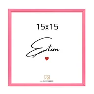 Ramki na zdjęcia - ﻿Ramka na zdjęcie, kwadratowa 15x15 różowa - miniaturka - grafika 1