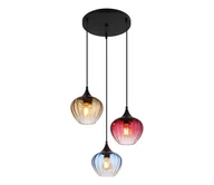 Lampy sufitowe - Globo 15748-3HR - Żyrandol na lince SANDER 3xE27/60W/230V - miniaturka - grafika 1