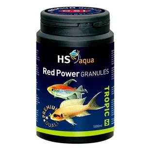 HS AQUA RED POWER GRANULES S 1000 ML pokarm dla ryb (0030156) - Pokarm dla ryb - miniaturka - grafika 1