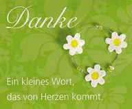 Kartki okolicznościowe i zaproszenia - Perleberg Kartki z podziękowaniami, Midi Collection, kartka z podziękowaniem, kartka z podziękowaniem, z kopertą, wysokiej jakości kartki z podziękowaniami z pięknymi motywami, 6,5 x 8,0 cm - miniaturka - grafika 1