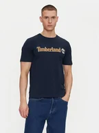 Koszulki męskie - Timberland T-Shirt TB0A5UPQ Granatowy Regular Fit - miniaturka - grafika 1