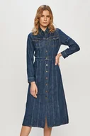 Sukienki - Damska sukienka Lee LONGSLEEVE DRESS S - miniaturka - grafika 1
