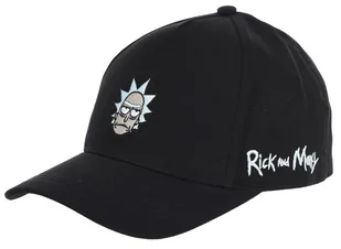 Czapka z daszkiem, kolor czarny, bawełna, Rick and Morty, rozmiar 56 cm - Czapki i chusty sportowe męskie - miniaturka - grafika 1