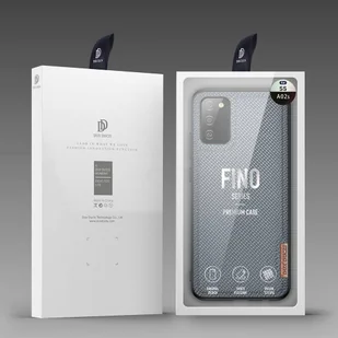 Dux Ducis Fino etui pokrowiec pokryty nylonowym materiałem Samsung Galaxy A02s EU szary - Etui i futerały do telefonów - miniaturka - grafika 5
