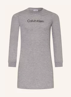 Bielizna nocna - Calvin Klein Koszula Nocna grau - grafika 1