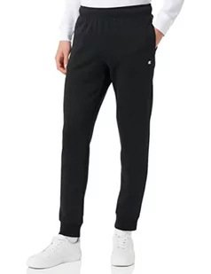 Champion Męskie spodnie treningowe Authentic Pants z logo C, czarny, S - Spodenki męskie - miniaturka - grafika 1
