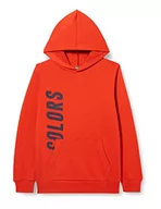 Bluzy dla chłopców - United Colors of Benetton Chłopięca bluza z kapturem z długim rękawem, ciemnoczerwony 29l, 120 - miniaturka - grafika 1