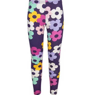 Legginsy dla dziewczynki, z motywem kwiatowym, kolorowe 3-8 lat - Spodnie i spodenki dla dziewczynek - miniaturka - grafika 1