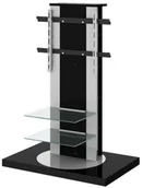 Szafki RTV - Nowoczesna szafka RTV czarny połysk W2-D88 - miniaturka - grafika 1