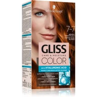 Farby do włosów i szampony koloryzujące - Schwarzkopf Gliss Color Krem koloryzujący nr 7-7 Ciemny Miedziany Blond 1op. SO_111670 - miniaturka - grafika 1