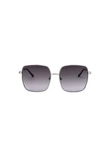 Calvin Klein Damskie okulary przeciwsłoneczne w kolorze srebrnym - Okulary korekcyjne, oprawki, szkła - miniaturka - grafika 1