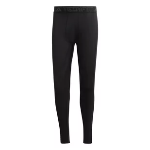 Legginsy męskie adidas TECHFIT AEROREADY czarne HM6061 - Legginsy - miniaturka - grafika 1