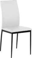 Krzesła - Elior Tapicerowane krzesło białe - Mervi 3X - miniaturka - grafika 1