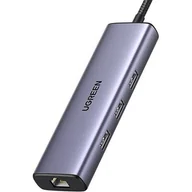 Huby USB - Adapter 1w6 UGREEN CM512 USB-C do 3x USB A 3.0, HDMI, RJ45, PD Converter - miniaturka - grafika 1