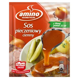 Amino Sos pieczeniowy ciemny 38 g - Majonezy i dressingi - miniaturka - grafika 1