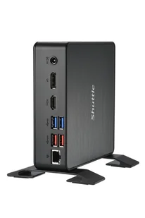 Shuttle NC40U3 komputer typu barebone 0.84L sized PC Czarny i3-1215U Intel SoC - Mini PC - miniaturka - grafika 1