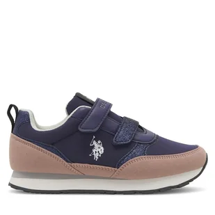 Sneakersy U.S. Polo Assn. NOBIK012 Granatowy - Buty dla chłopców - miniaturka - grafika 1