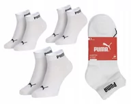 Skarpetki męskie - ﻿Skarpety Puma quarter 3-pack białe 39/42 - miniaturka - grafika 1