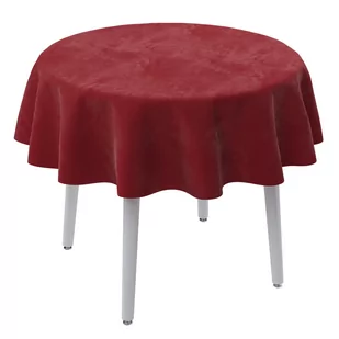 Dekoria Obrus okrągły intensywna czerwień 135 cm Velvet - Obrusy i serwetki - miniaturka - grafika 1