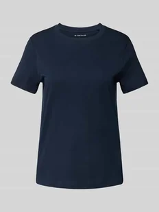 T-shirt o kroju regular fit z czystej bawełny - Koszulki i topy damskie - miniaturka - grafika 1