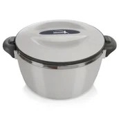 Kubki termiczne - Termos obiadowy stalowy termomisa na zupę lody duży szary TERMO 2L ORION 128522 - miniaturka - grafika 1