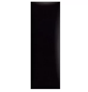 Panel ścienny 90 x 30 cm tapicerowany 3D Wezgłowie w kolorze czarnym - Meble modułowe i akcesoria - miniaturka - grafika 1