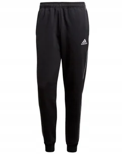 Spodnie dresowe Adidas z kieszeniami bawełniane - Spodnie sportowe męskie - miniaturka - grafika 1