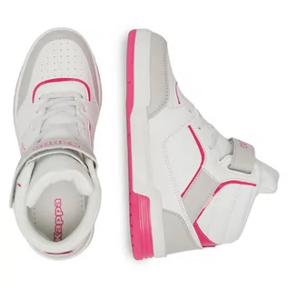 Buty dla dziewczynek - Sneakersy Kappa SS24-3C057 Biały - grafika 1