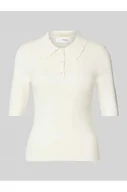 Koszulki i topy damskie - Koszulka polo z rękawem o dł. 1/2 model HELEN - Selected Femme - miniaturka - grafika 1