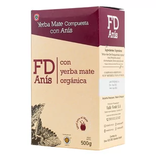 Fede Rico (FD) Anis 0,5 kg 500 g Fede Rico Anís – yerba mate paragwajska - Yerba Mate - miniaturka - grafika 2