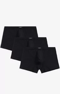 3-pack Bokserki męskie czarne 3MH-185, Kolor czarny, Rozmiar L, ATLANTIC - Intymna - Majtki męskie - miniaturka - grafika 1