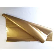 Akcesoria do pakowania - Folia celofan arkusz 50x70cm. złoty mat 50 szt. - miniaturka - grafika 1