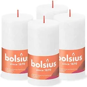 Świece - Bolsius Świece pieńkowe Shine, 6 szt., 130x68 mm, zgaszona biel Sfeerpunt - miniaturka - grafika 1