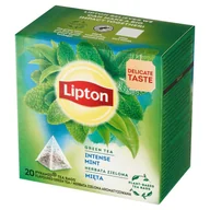 Herbata - Herbata zielona aromatyzowana Lipton Mięta 20x1,6g - miniaturka - grafika 1