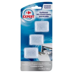 Carrefour Expert Kapsułki do czyszczenia zmywarek 60 g (3 x 20 g) - Inne artykuły czyszczące - miniaturka - grafika 1
