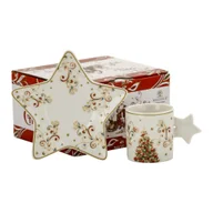 Filiżanki - Filiżanka espresso świąteczna magnoble choinka - miniaturka - grafika 1